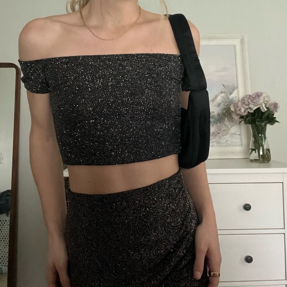 Sparkly Skirt & Crop Top Set - Picture 2 of 10